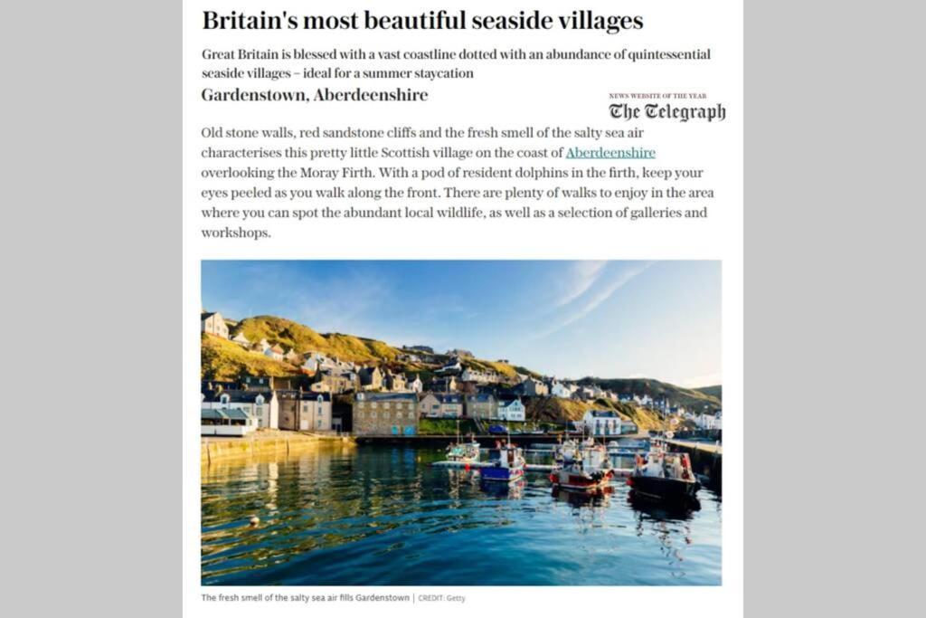 Bellevue Holiday Cottage Gardenstown Esterno foto